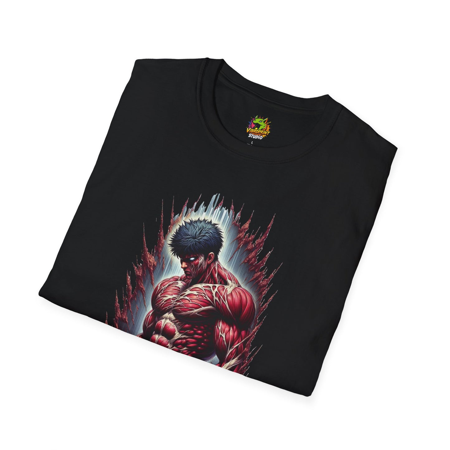 Fierce - UFC T Shirt | Unleash Fierce Confidence | UFC Tee with Baki Anime Influence for Gym Lovers - premium material. limited stock. Order yours now and stand out with this exclusive piece!