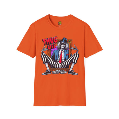 | - Beetlejuice Shirt | Thug Life Halloween Tee | Classic Beetlejuice T-Shirt for Fans - premium material. limited stock. Order yours now and stand out with this exclusive piece!