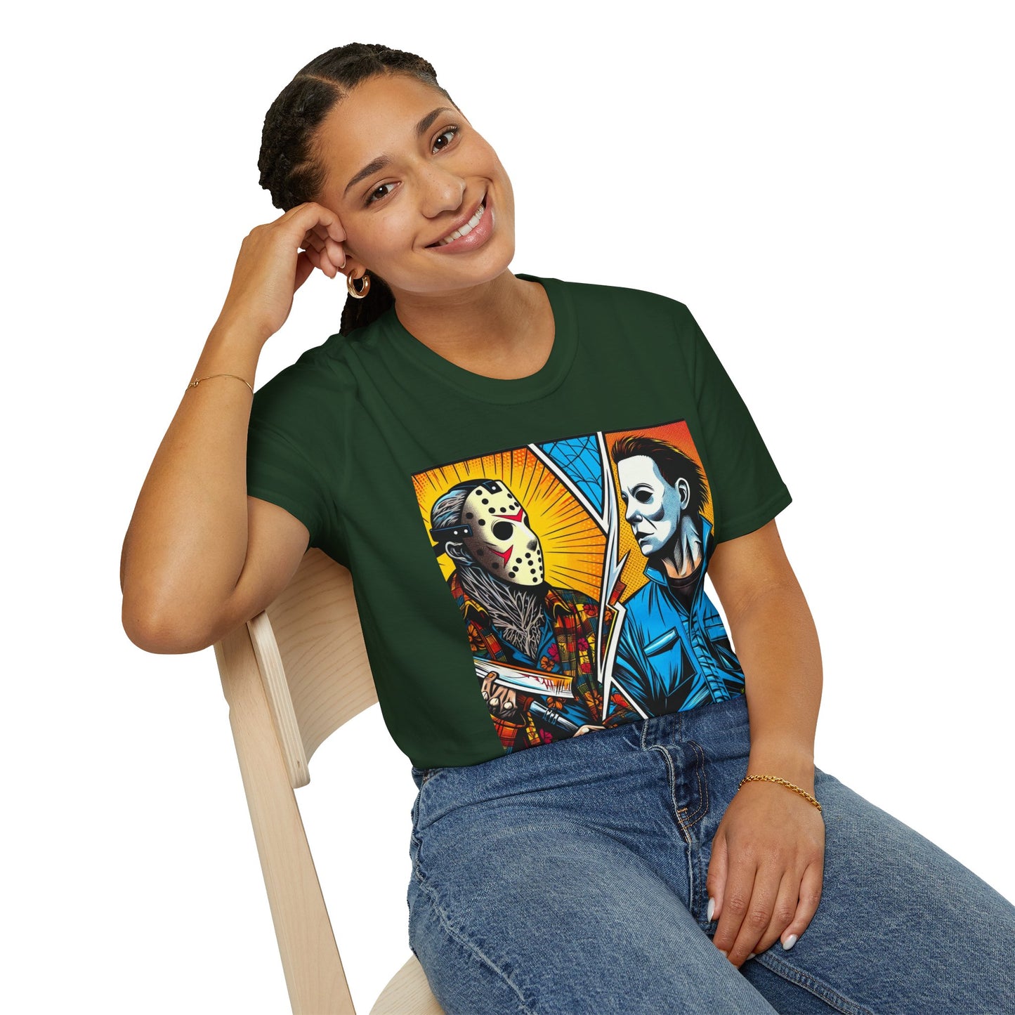 Jason & Michael Halloween Shirt | Funny Vintage Horror Tee