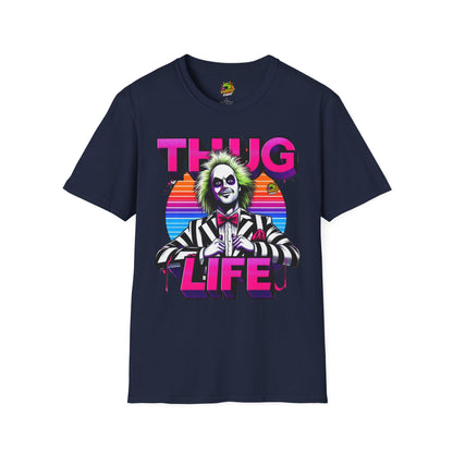 Inspired - Beetlejuice Shirt | Thug Life Inspired T-Shirt | Halloween Horror Graphic Tee | Funny Beetlejuice Shirt - premium material. limited stock. Order yours now and stand out with this exclusive piece!