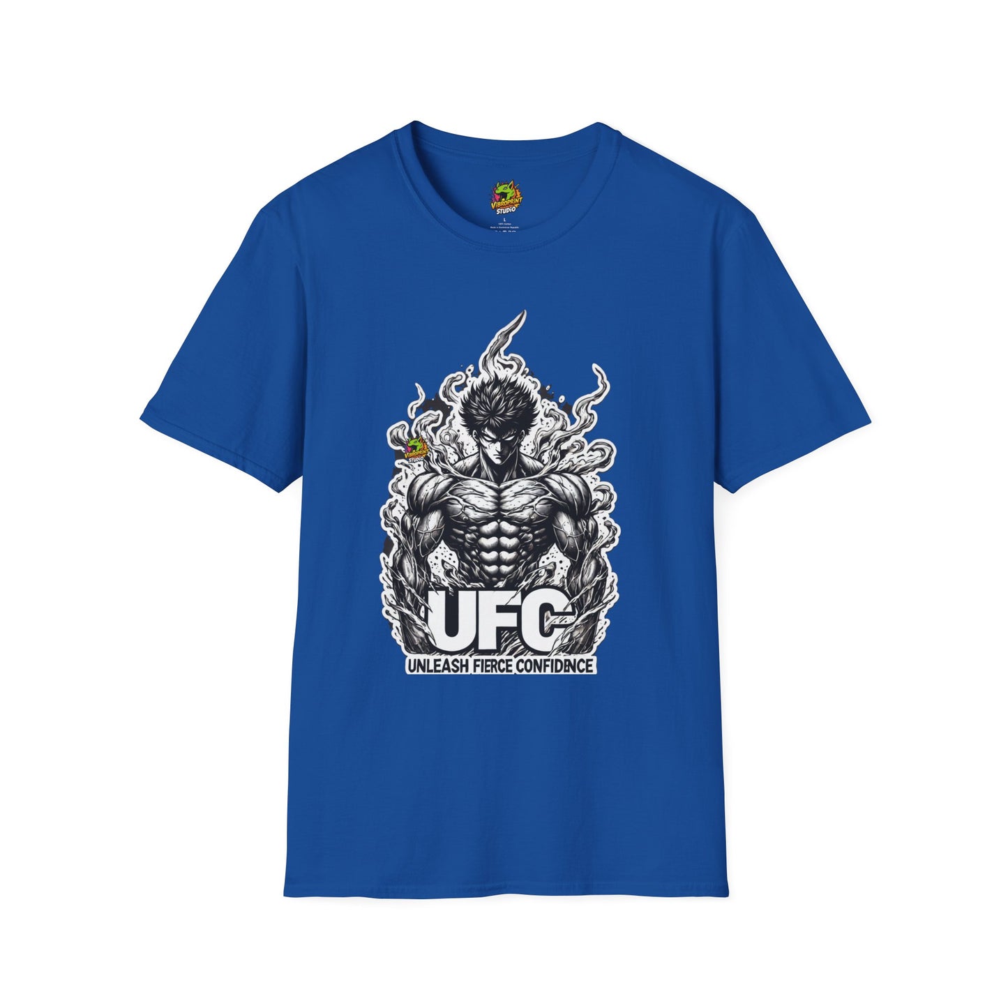 Fierce - UFC T Shirt | Unleash Fierce Confidence | Motivational UFC Tee with Baki Anime Influence - custom-made. limited stock. Order yours now and stand out with this exclusive piece!