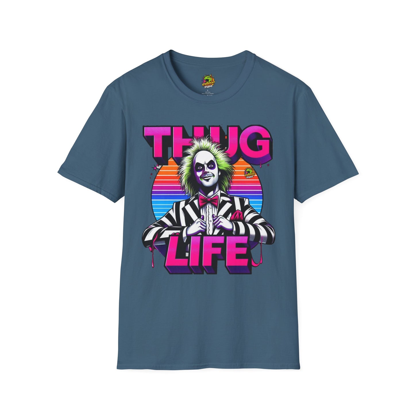 | - Beetlejuice Shirt | Thug Life Inspired T-Shirt | Halloween Horror Graphic Tee | Funny Beetlejuice Shirt - custom-made. perfect gift idea. Order yours now and stand out with this exclusive piece!