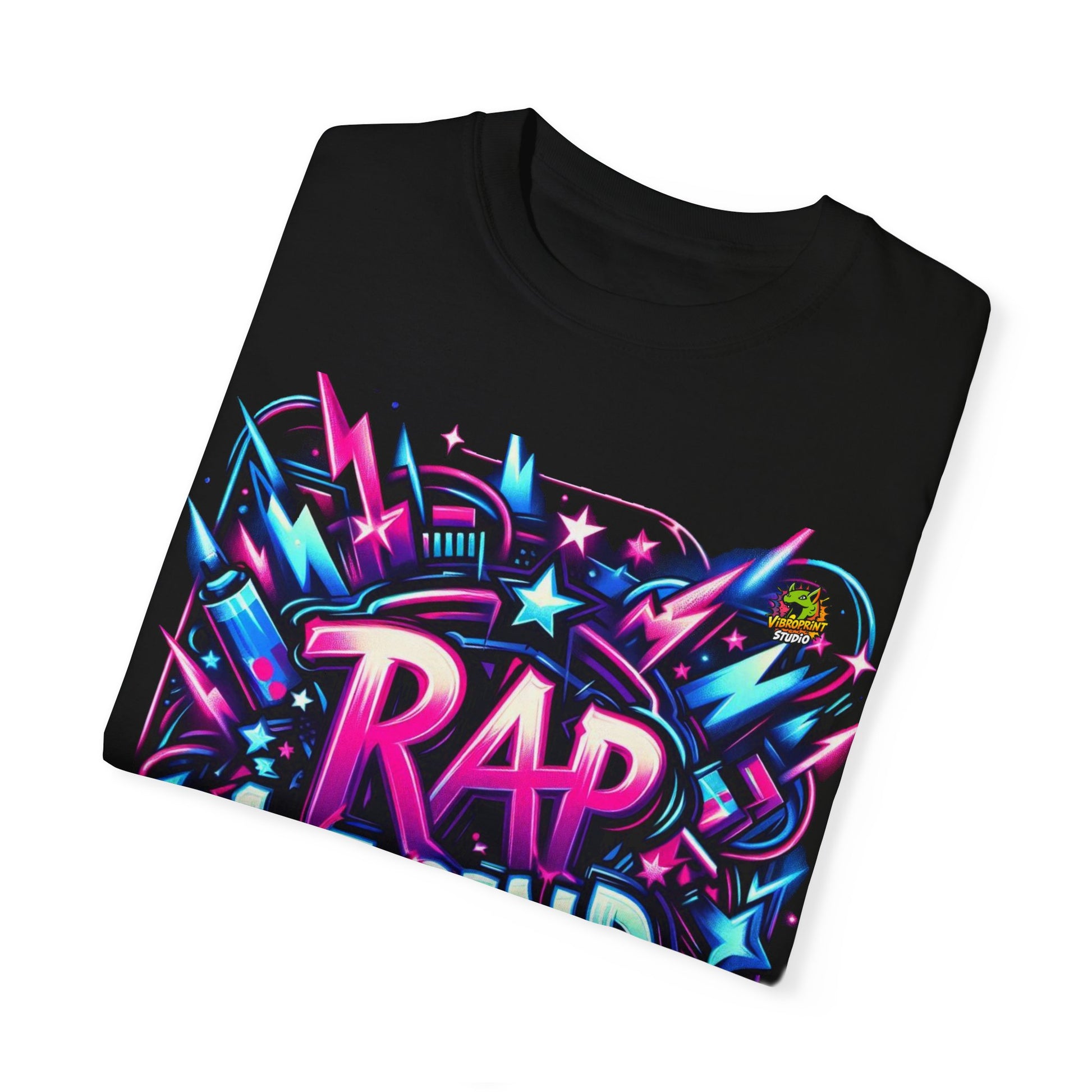 Graffiti - Vivid Neon Graffiti Rapper Merch | Hip-Hop Urban T-Shirt Design - custom-made. limited stock. Order yours now and stand out with this exclusive piece!