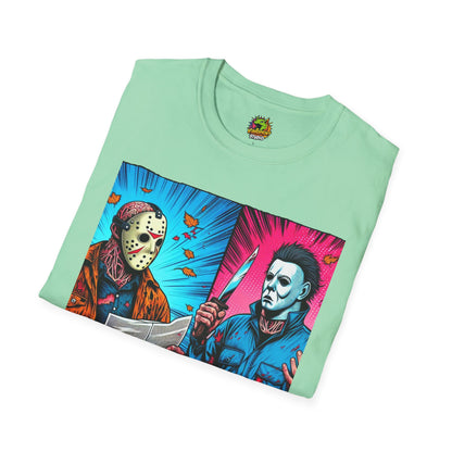 Michael Myers Vintage Tee | Jason Voorhees Funny Halloween Picnic Shirt