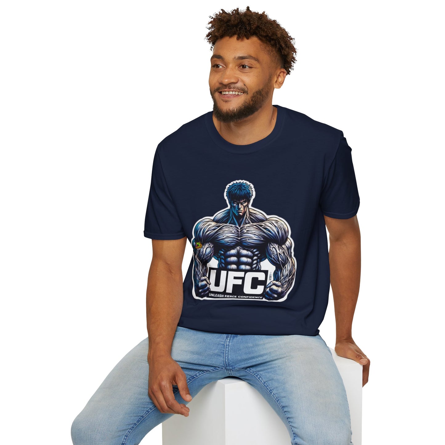 UFC T Shirt | Unleash Fierce Confidence | Motivational UFC Tee with Baki Anime Inspiration for Gym