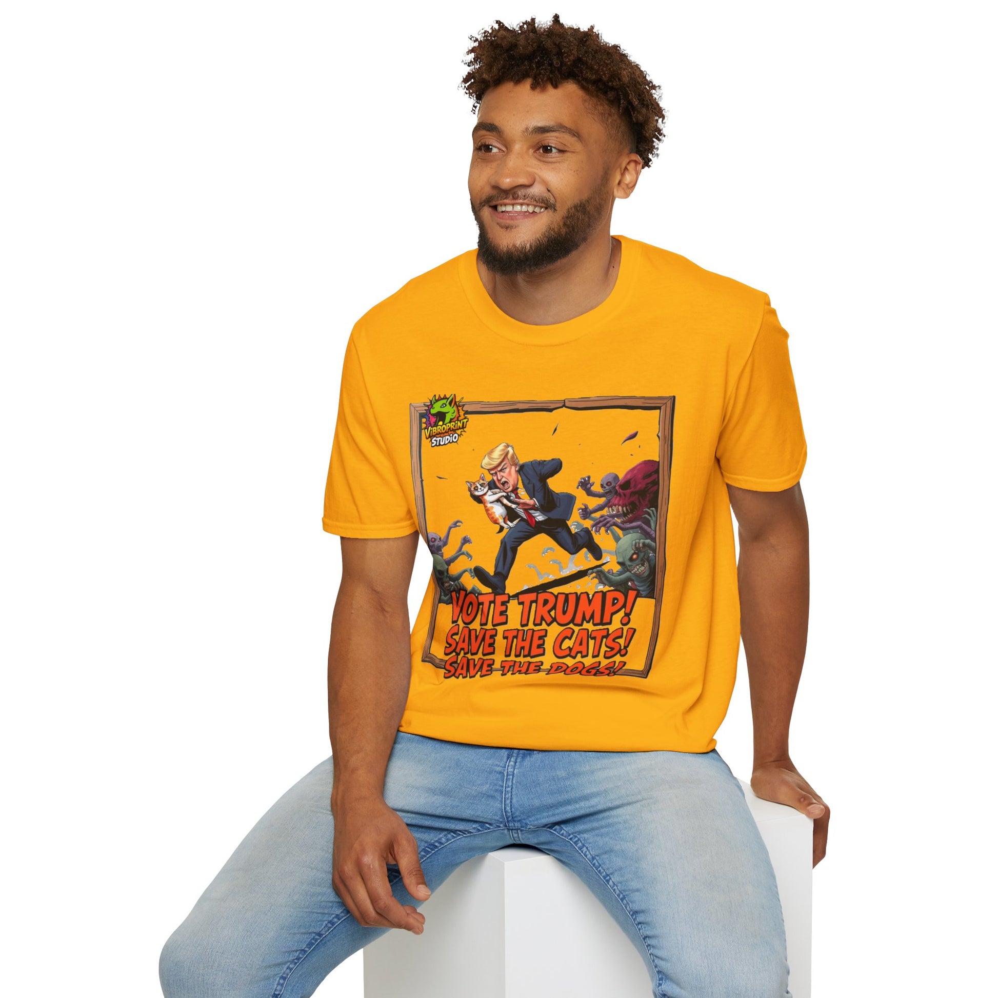 Shirt - They're Eating the Dogs Shirt | Political Humor Graphic Tee | Funny Trump Election Shirt - premium material. perfect gift idea. Order yours now and stand out with this exclusive piece!