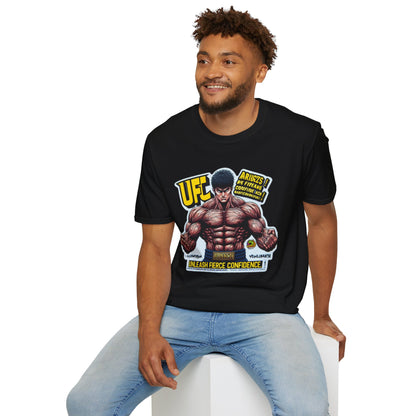 Fierce - UFC T Shirt | Unleash Fierce Confidence | Motivational UFC Tee with Baki Anime Elements - premium material. perfect gift idea. Order yours now and stand out with this exclusive piece!