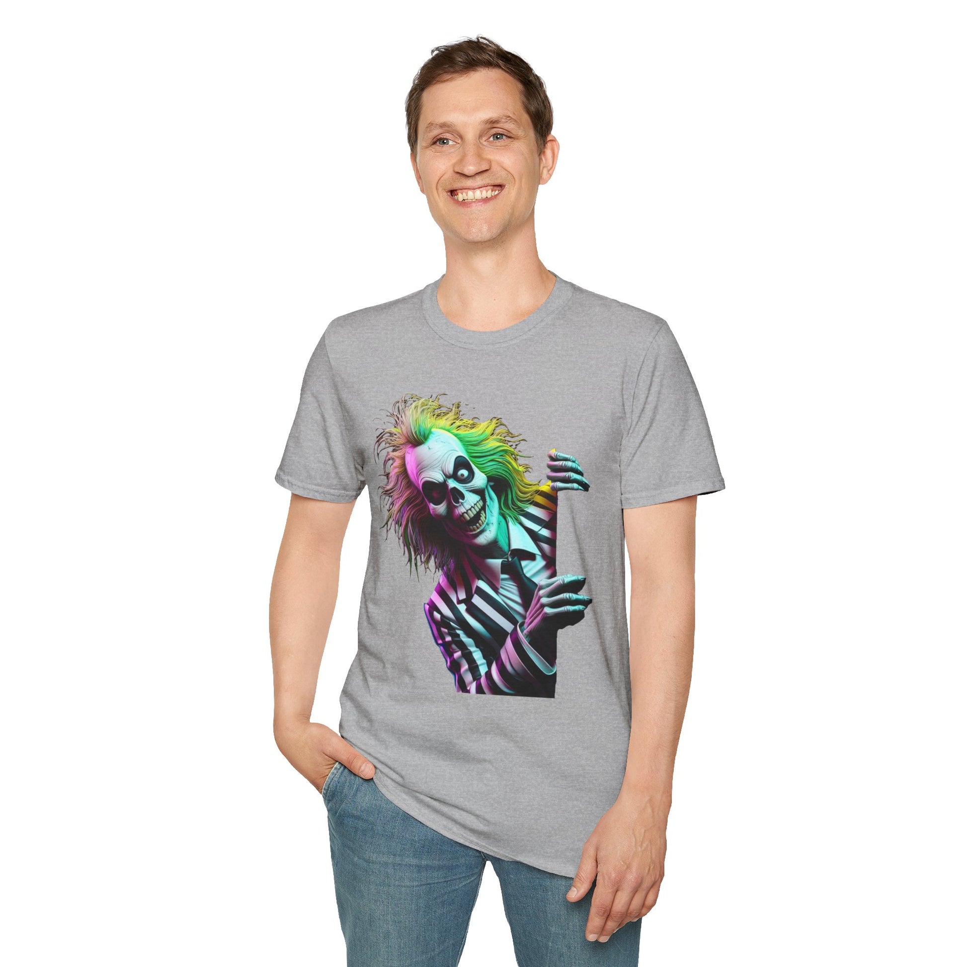 Men - Beetlejuice Shirt | Spooky Halloween Tee for Men & Women | Beetlejuice Graphic T-Shirt | Perfect Halloween Gift - premium material. perfect gift idea. Order yours now and stand out with this exclusive piece!