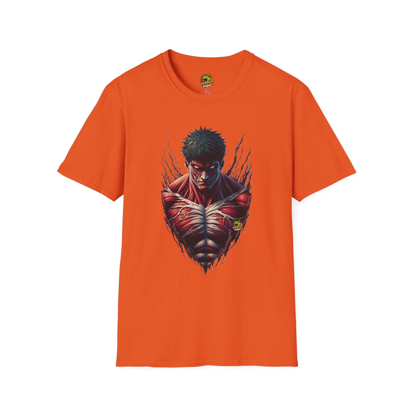 product - UFC T Shirt | Unleash Fierce Confidence | UFC Tee with Baki Anime Elements for Fitness Lovers - premium material. limited stock. Order yours now and stand out with this exclusive piece!