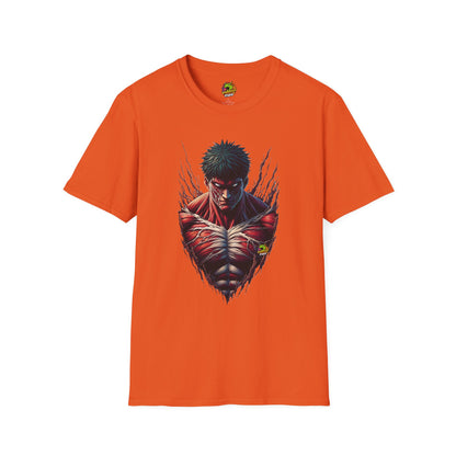 product - UFC T Shirt | Unleash Fierce Confidence | UFC Tee with Baki Anime Elements for Fitness Lovers - premium material. limited stock. Order yours now and stand out with this exclusive piece!