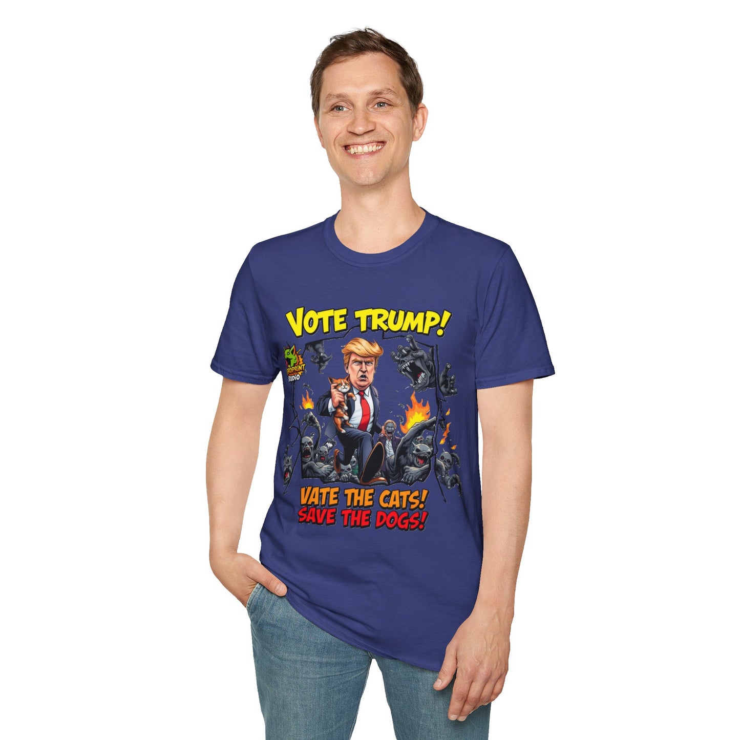 They're Eating the Dogs Tee | Satire Trump Election T-Shirt | Funny Political Graphic Te