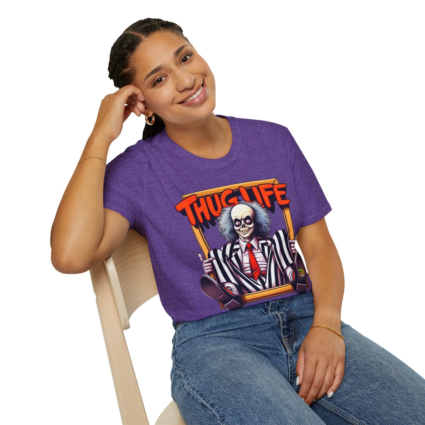 high-quality - Beetlejuice Shirt | Halloween Thug Life Tee | Classic Beetlejuice Graphic T-Shirt for Adults - custom-made. perfect gift idea. Order yours now and stand out with this exclusive piece!