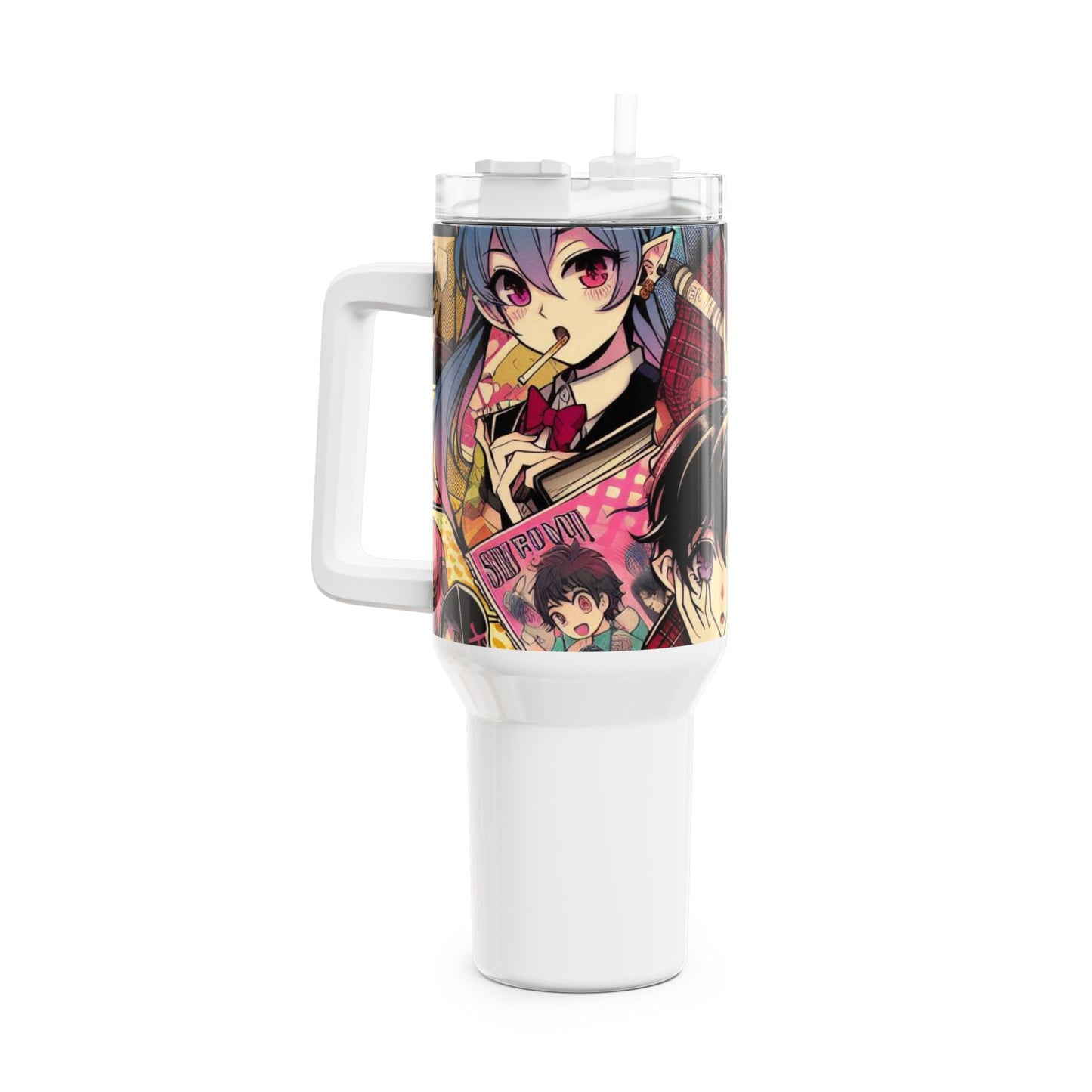 Tumbler - Stanley Comics Tumbler | Colorful Anime Geek Drinkware | Cartoon Tumbler for Gamers - premium material. limited stock. Order yours now and stand out with this exclusive piece!