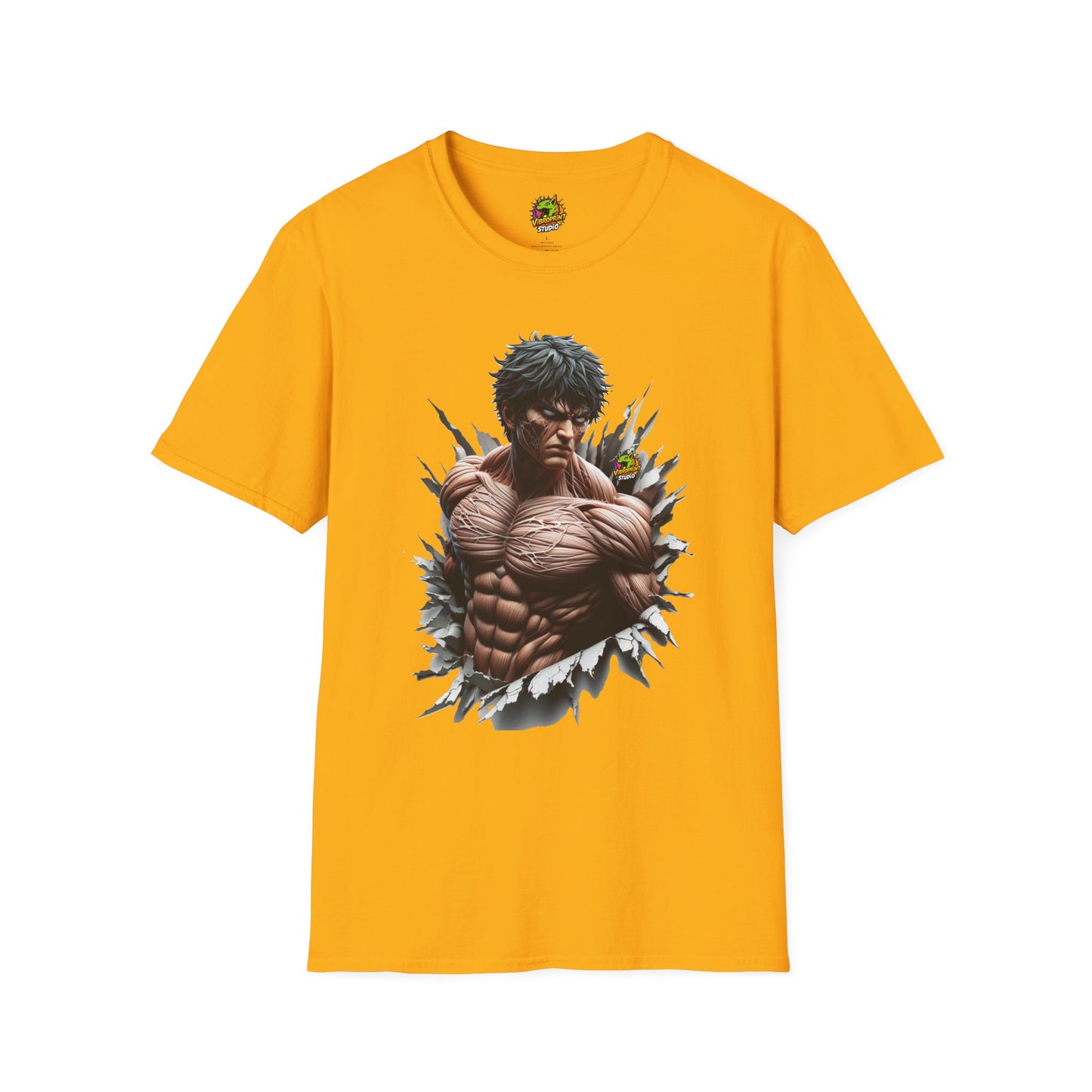 | - UFC T Shirt | Unleash Fierce Confidence | Motivational UFC Tee with Baki Anime Influence for Gym Lovers - custom-made. limited stock. Order yours now and stand out with this exclusive piece!