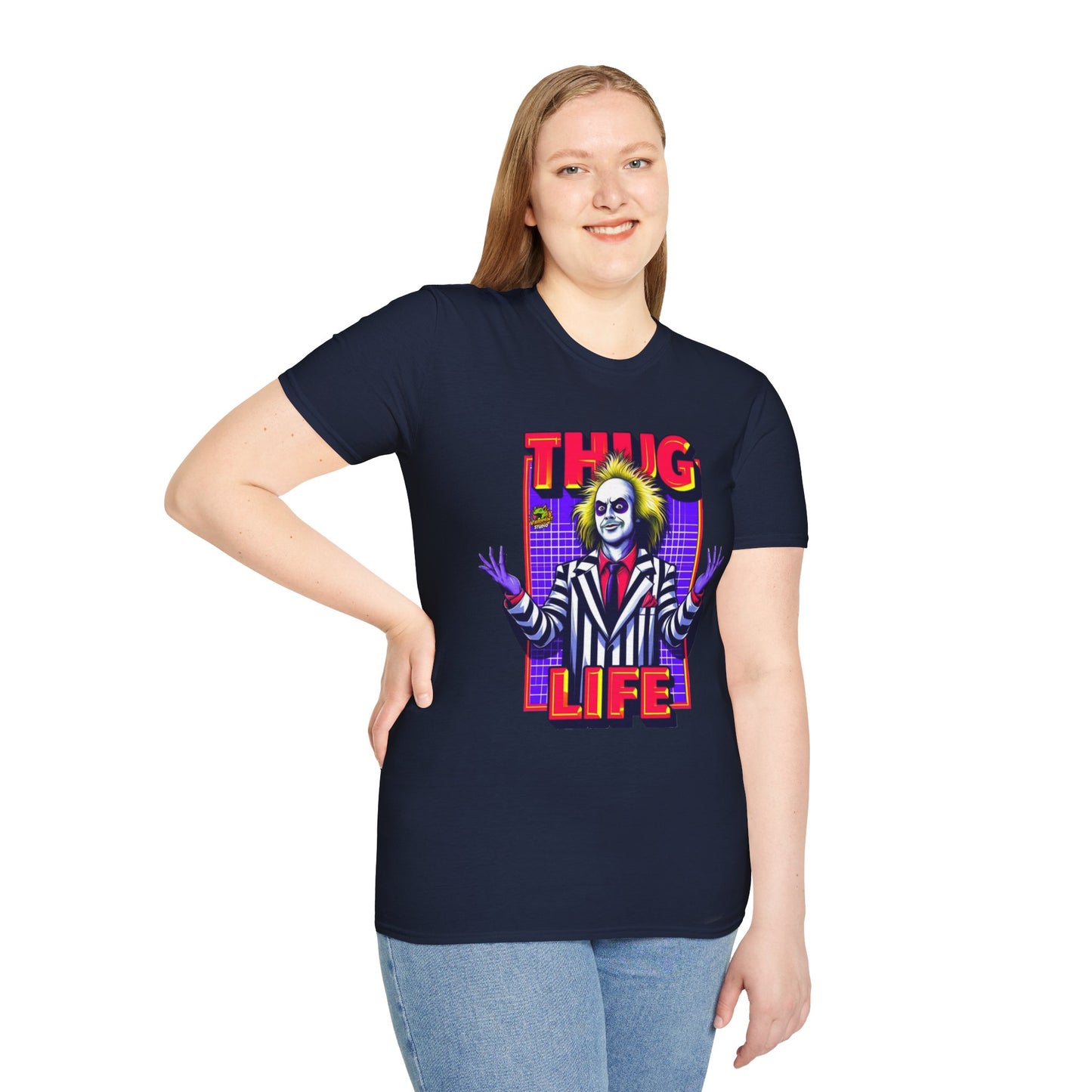 Tee - Beetlejuice Shirt | Halloween Thug Life Tee | Classic Beetlejuice Graphic T-Shirt - premium material. perfect gift idea. Order yours now and stand out with this exclusive piece!