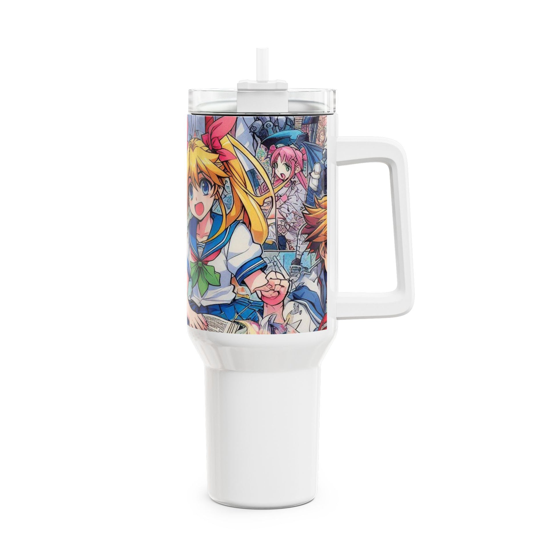 Tumbler - Stanley Tumbler | Geek Drinkware for Anime and Comic Fans | Colorful Cartoon Tumbler - premium material. perfect gift idea. Order yours now and stand out with this exclusive piece!