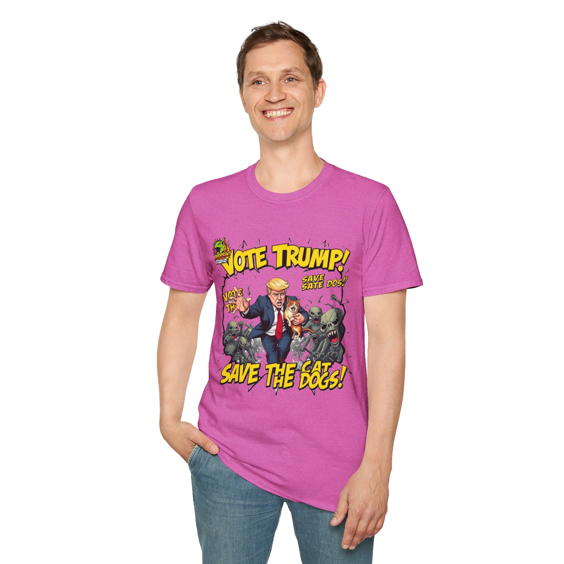 Humor - They're Eating the Dogs Shirt | Political Humor T-Shirt | Trump Election Satire Tee - premium material. limited stock. Order yours now and stand out with this exclusive piece!