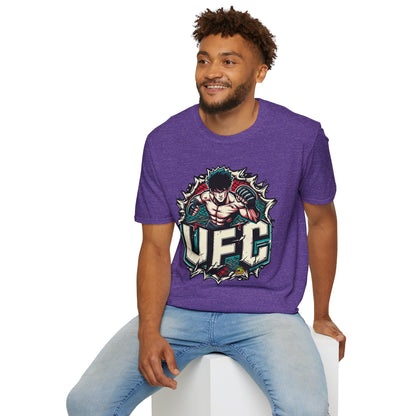 Michael Myers inspired design - UFC T Shirt | Motivational UFC Tee Shirts | Unleash Fierce Confidence for Gym - trending style. spooky season t-shirt with unique flair. Order yours now and stand out with this exclusive piece!