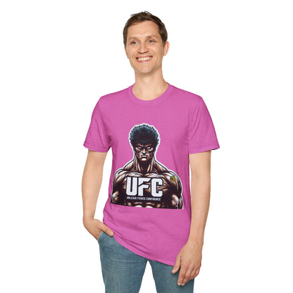 UFC T Shirt | Unleash Fierce Confidence | UFC Tee with Baki Anime Motivation for Fitness