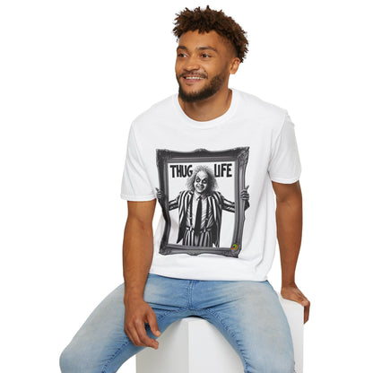 Life - Beetlejuice Shirt | Funny Thug Life Halloween Tee | Beetlejuice Graphic T-Shirt for Halloween - custom-made. limited stock. Order yours now and stand out with this exclusive piece!