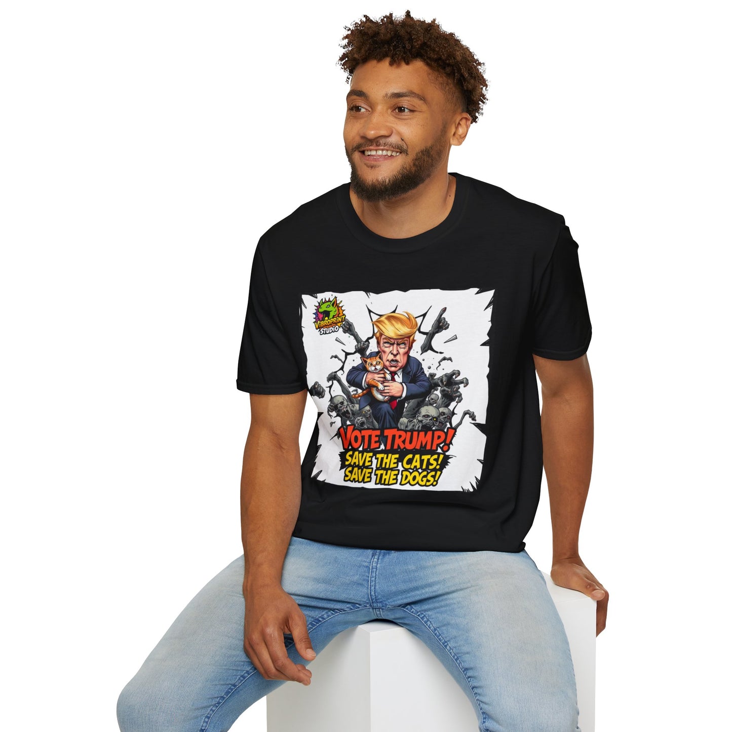 They're Eating the Dogs Tee | Trump Election Satire T-Shirt | Funny Meme Graphic Tee