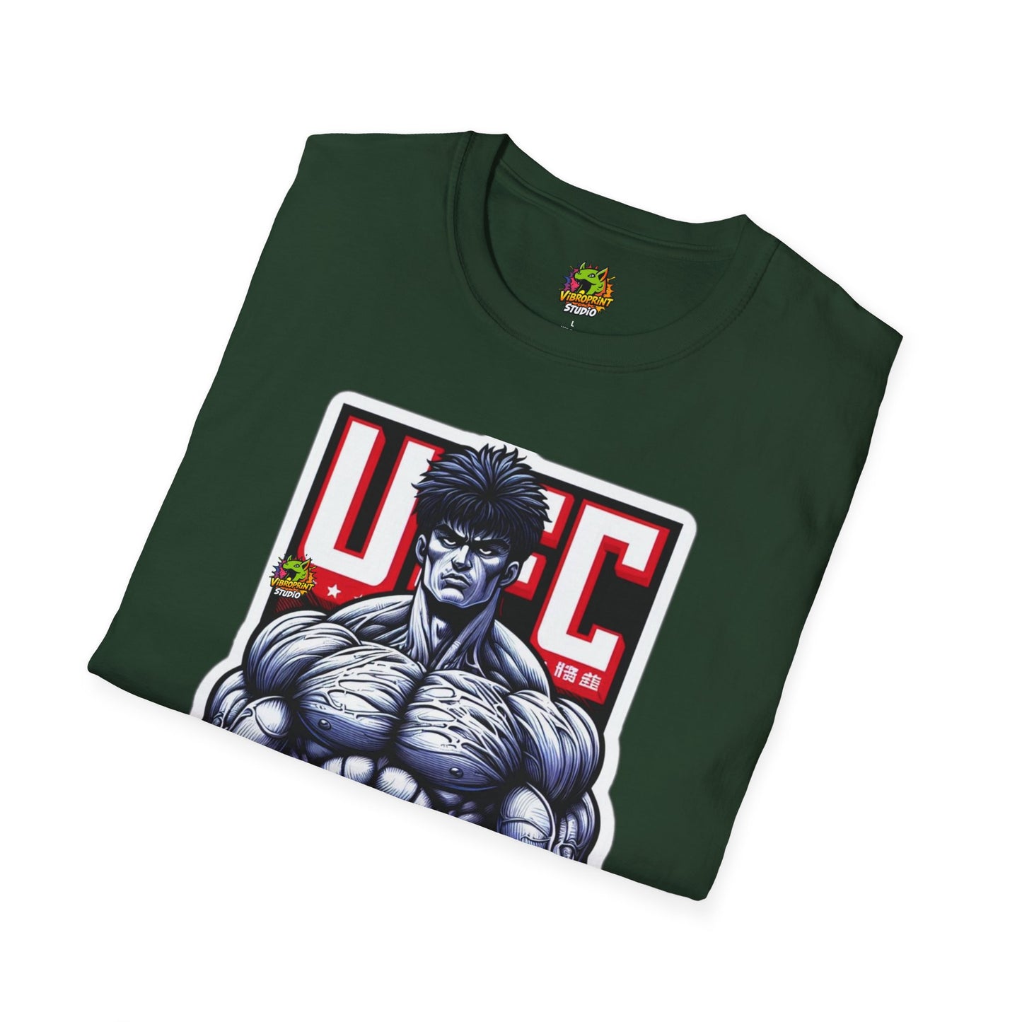 UFC T Shirt | Unleash Fierce Confidence | Motivational UFC Tee with Baki Anime Strength