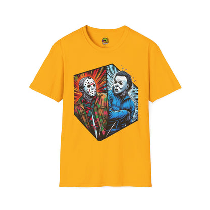 Shirt - Funny Jason & Michael Myers Shirt | Halloween Horror T-Shirt - custom-made. perfect gift idea. Order yours now and stand out with this exclusive piece!