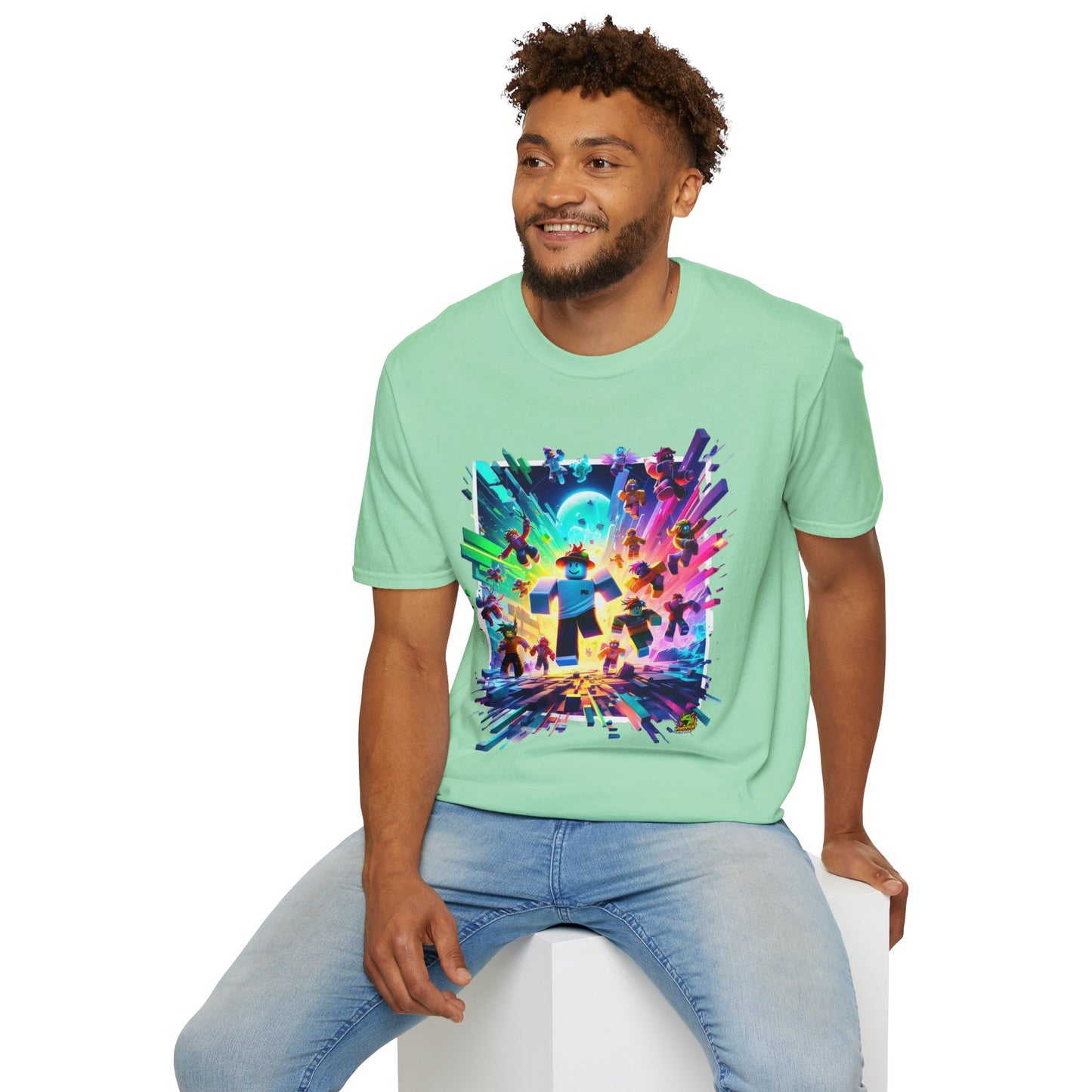 Cool Roblox Adventure Tee for Kids | Roblox Graphic T-Shirt | Roblox Clothing for Boys & Girls | Fun Gift for Roblox Fans