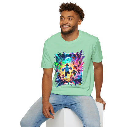 Cool Roblox Adventure Tee for Kids | Roblox Graphic T-Shirt | Roblox Clothing for Boys & Girls | Fun Gift for Roblox Fans