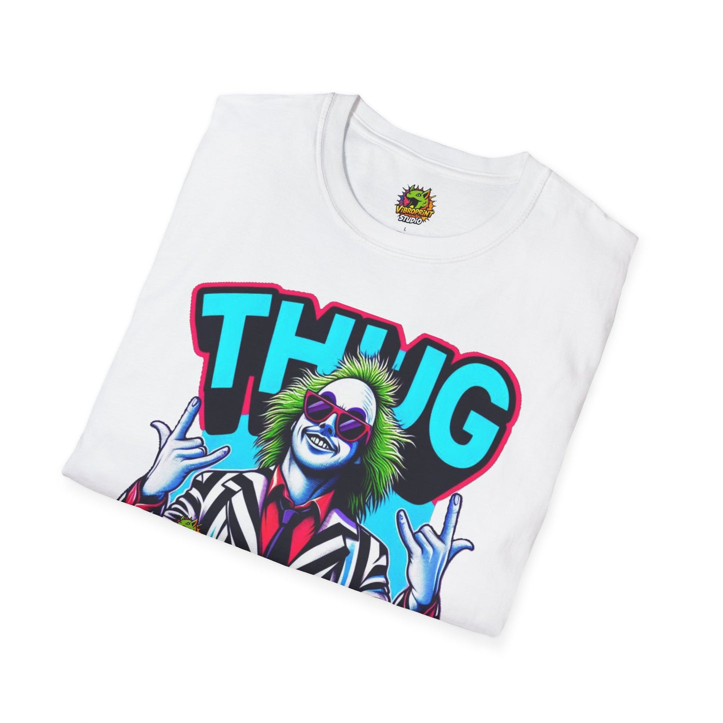 | - Beetlejuice Shirt | Thug Life Halloween Graphic Tee | Spooky Beetlejuice T-Shirt - custom-made. perfect gift idea. Order yours now and stand out with this exclusive piece!