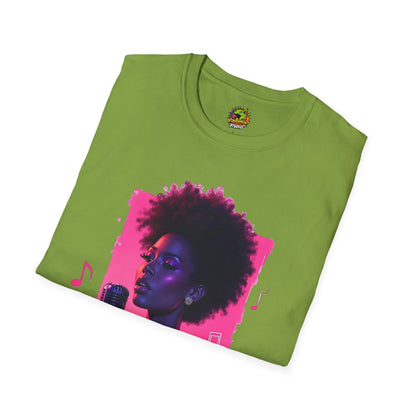 Whitney Houston Shirt - Elegant Performance - VibroPrint Studio