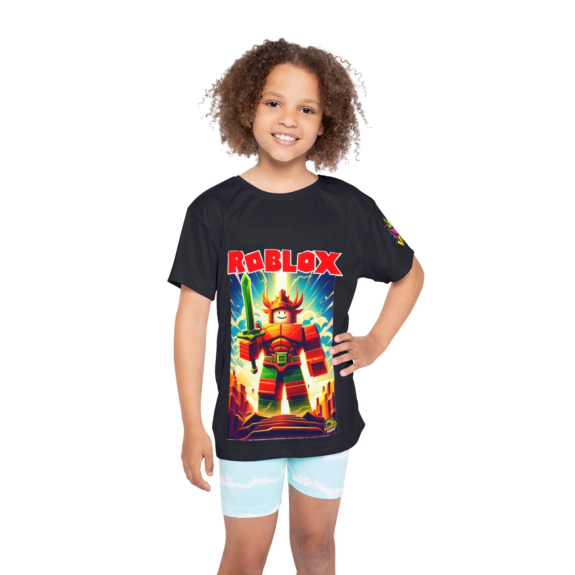 Roblox Character Print T-Shirt Kids