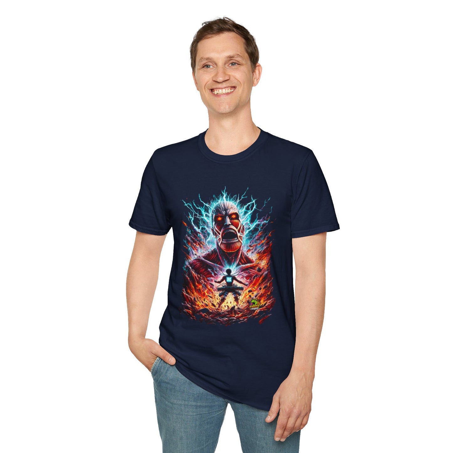 on - Eren Yeager Titan’s Judgment Tee | Attack on Titan Shirt | Shingeki - custom-made. limited stock. Order yours now and stand out with this exclusive piece!