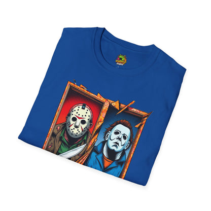 Michael Myers Vintage Tee | Jason Voorhees Funny Picnic Scene