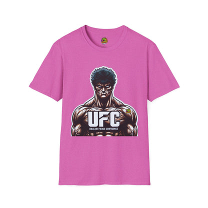 T - UFC T Shirt | Unleash Fierce Confidence | UFC Tee with Baki Anime Motivation for Fitness - custom-made. perfect gift idea. Order yours now and stand out with this exclusive piece!