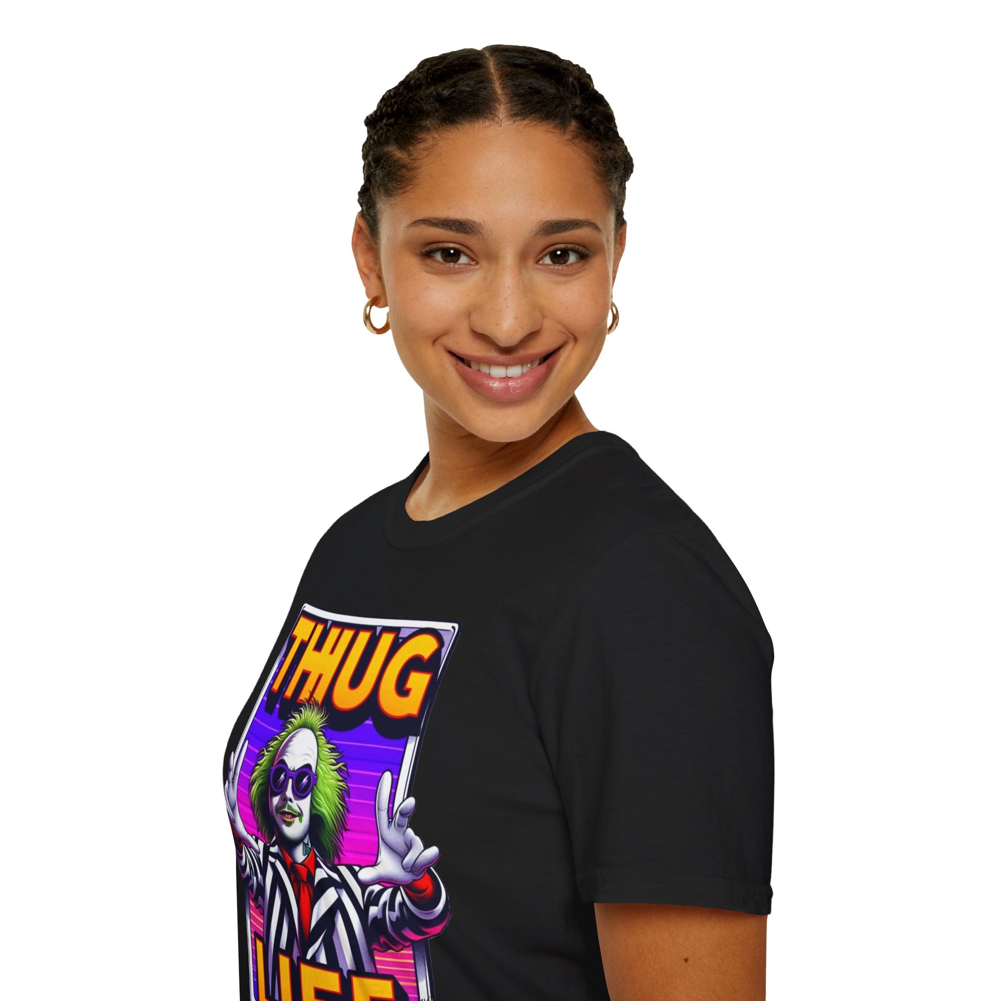 Graphic - Beetlejuice Shirt | Funny Thug Life Halloween Tee | Classic Beetlejuice Graphic T-Shirt - custom-made. perfect gift idea. Order yours now and stand out with this exclusive piece!