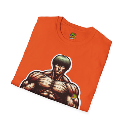 UFC T Shirt | Unleash Fierce Confidence | UFC Tee with Baki Anime Elements for Athletes