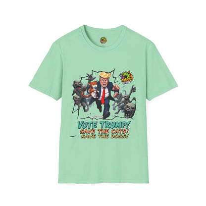 Election - They're Eating the Dogs Shirt | Funny Cat and Dog Political Tee | Trump Election Satire T-Shirt - custom-made. limited stock. Order yours now and stand out with this exclusive piece!