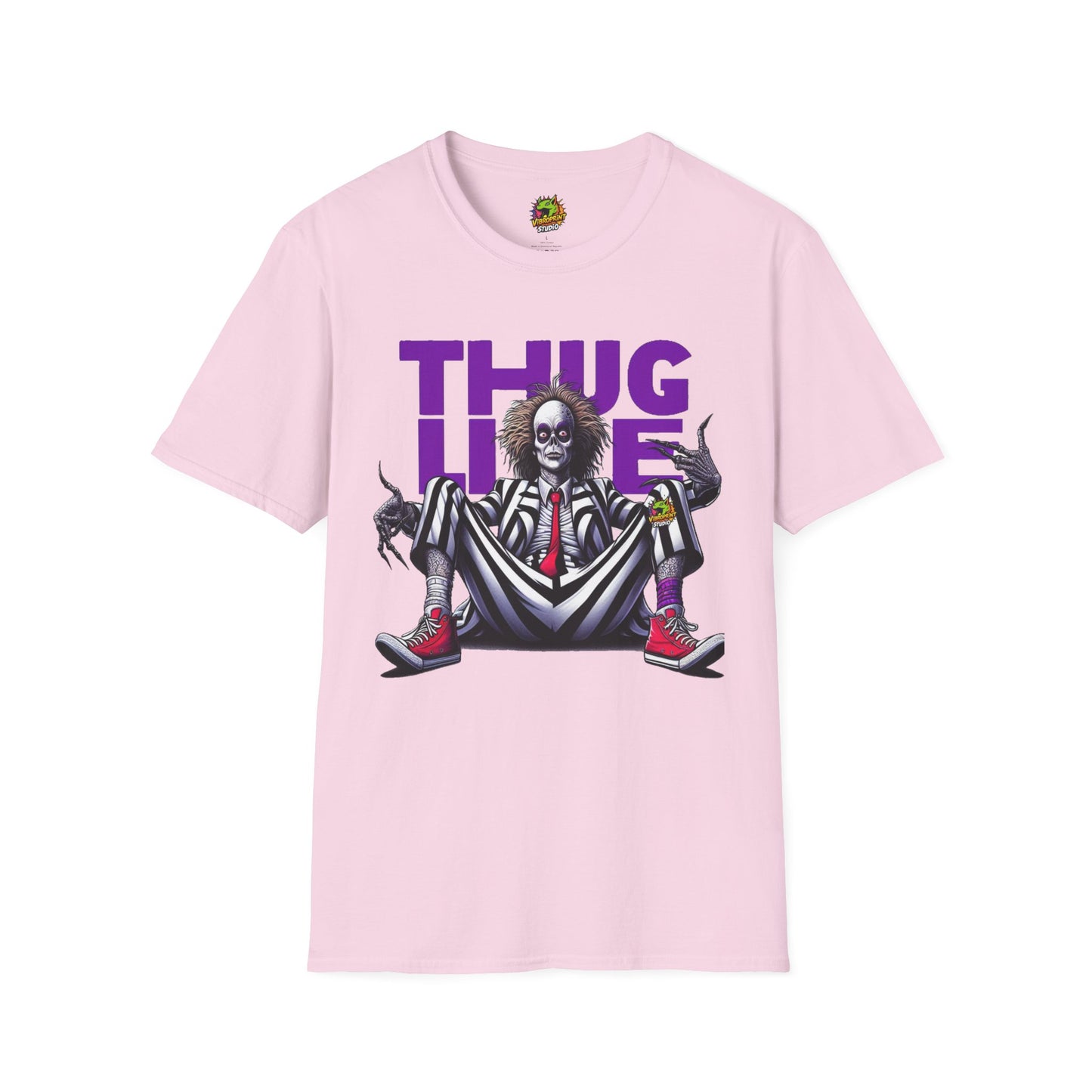 T-Shirt - Beetlejuice Shirt | Thug Life Halloween Tee | Classic Beetlejuice Graphic T-Shirt for Fans - premium material. limited stock. Order yours now and stand out with this exclusive piece!