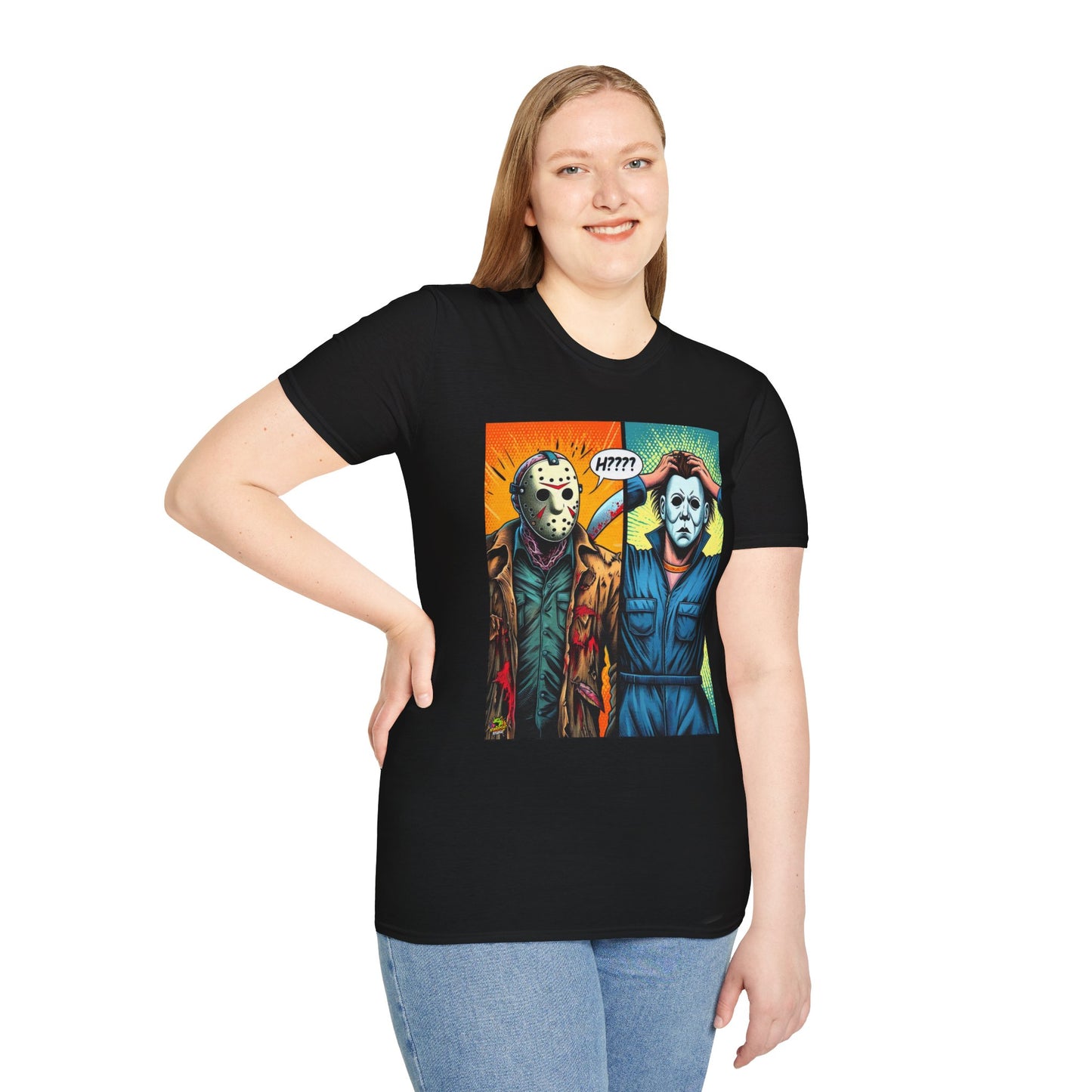 Funny - Jason Voorhees & Michael Myers Shirt | Funny Halloween Picnic Tee - custom-made. perfect gift idea. Order yours now and stand out with this exclusive piece!