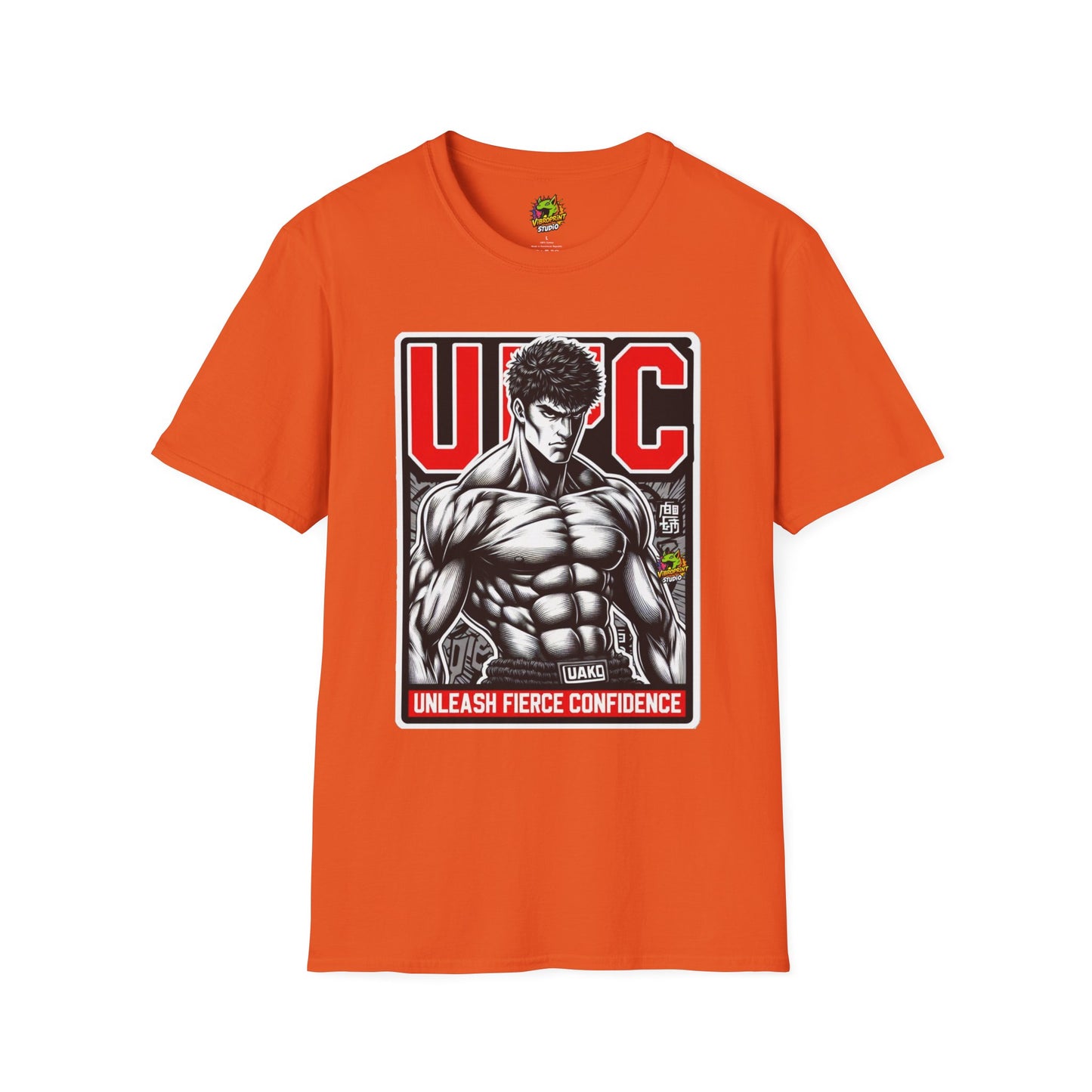 UFC - UFC T Shirt | Unleash Fierce Confidence | UFC Tee Inspired by Baki Anime T Shirt - custom-made. perfect gift idea. Order yours now and stand out with this exclusive piece!