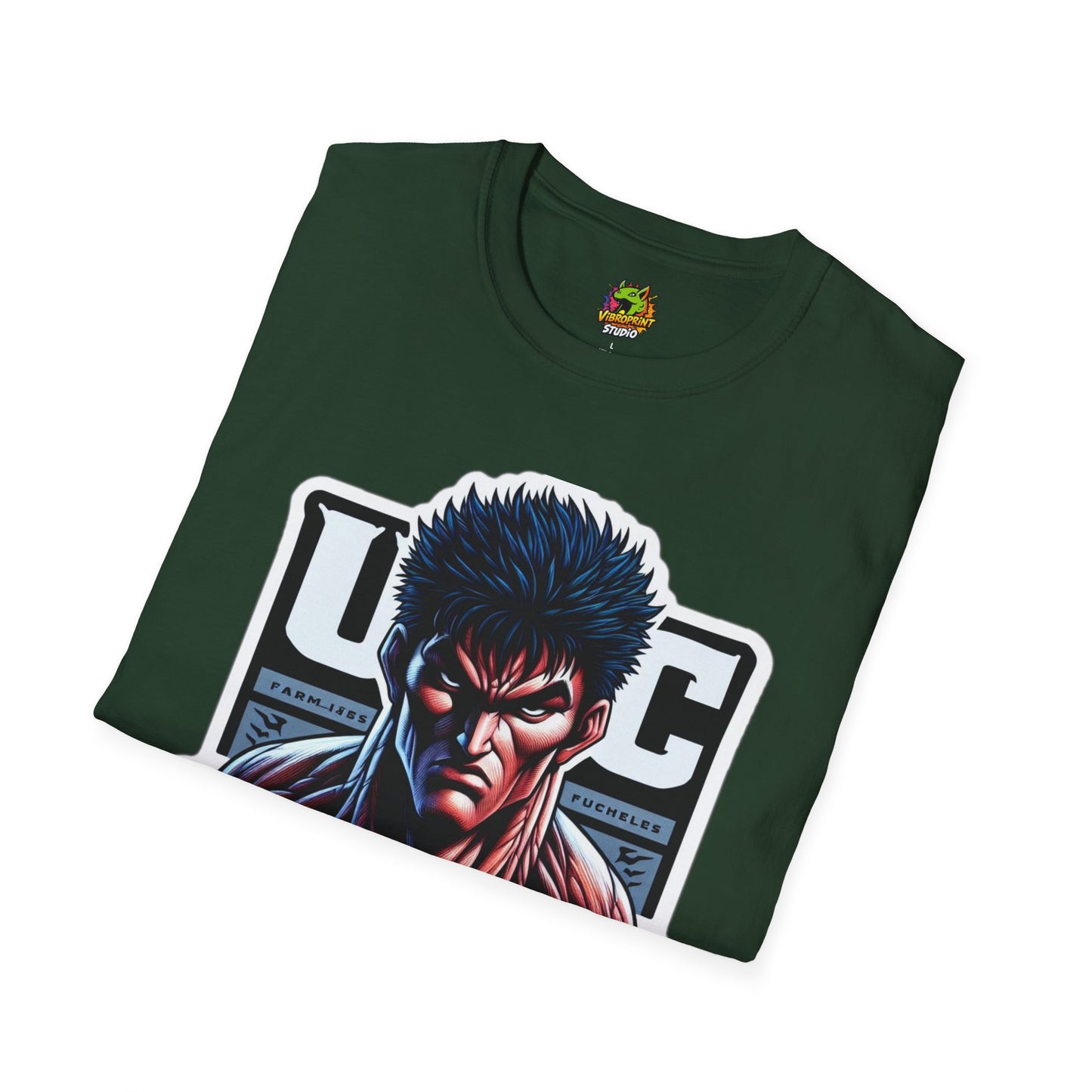 UFC T Shirt | Unleash Fierce Confidence | UFC Tee with Baki Anime Strength