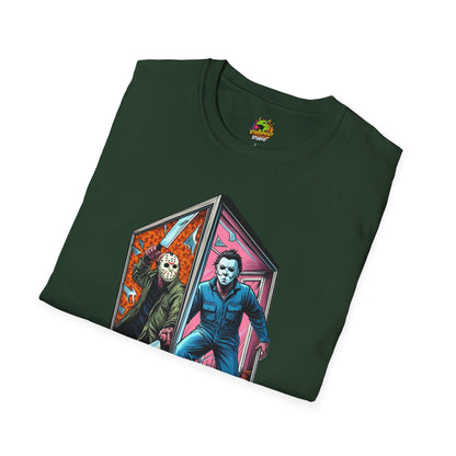 Jason & Michael Myers Funny Halloween Shirt | Vintage Horror Tee