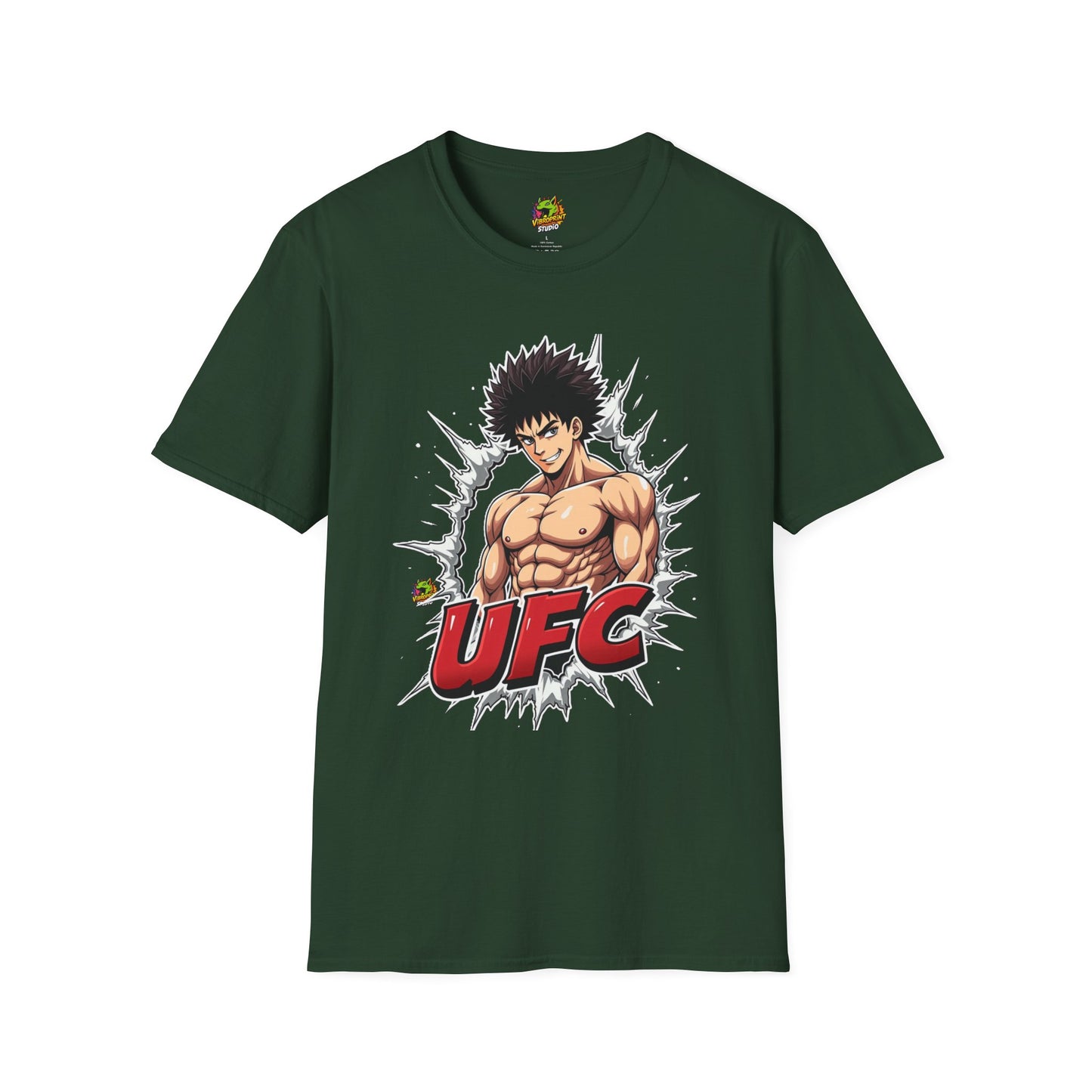 Fierce - UFC T Shirt | Unleash Fierce Confidence | Motivational UFC Tee with Baki Anime Elements - premium material. perfect gift idea. Order yours now and stand out with this exclusive piece!