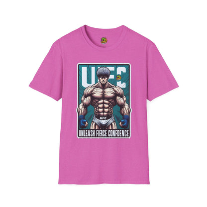 | - UFC T Shirt | Unleash Fierce Confidence | UFC Tee for Gym and Baki Anime Fans - custom-made. limited stock. Order yours now and stand out with this exclusive piece!