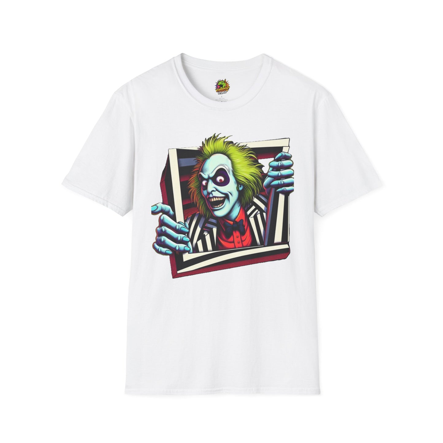 Shirt - Beetlejuice Shirt | Retro Halloween Graphic Tee | Classic Beetlejuice Movie Style | Funny and Spooky T-Shirt for Adults - custom-made. limited stock. Order yours now and stand out with this exclusive piece!