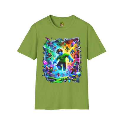 Trendy - Roblox Adventure T-Shirt for Kids | Roblox Clothing for Boys & Girls | Trendy Roblox Graphic Tee | Cool Roblox Merch - premium material. perfect gift idea. Order yours now and stand out with this exclusive piece!