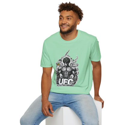 UFC T Shirt | Unleash Fierce Confidence | Motivational UFC Tee with Baki Anime Influence