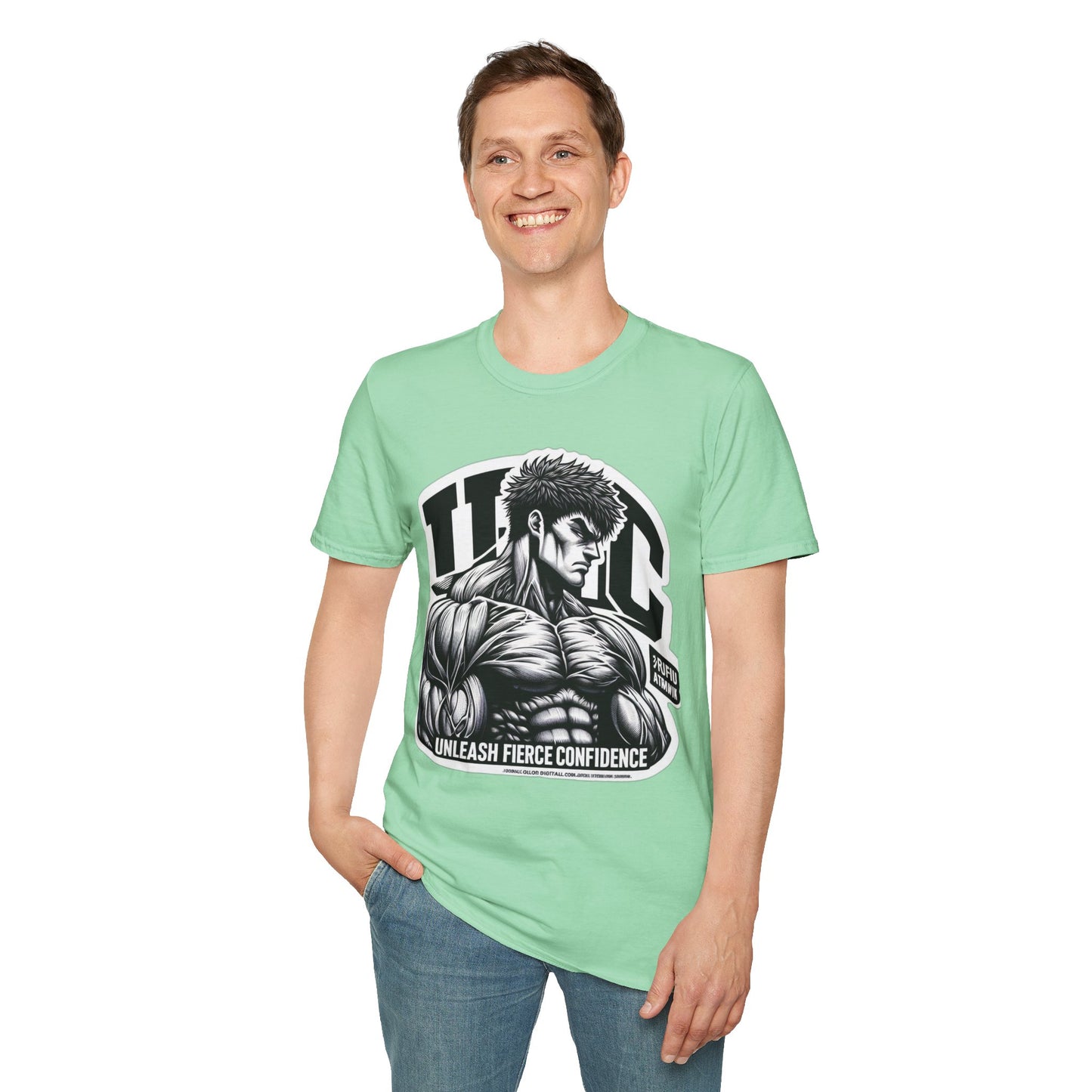 UFC T Shirt | Unleash Fierce Confidence | UFC Tee with Baki Anime T Shirt Inspiration