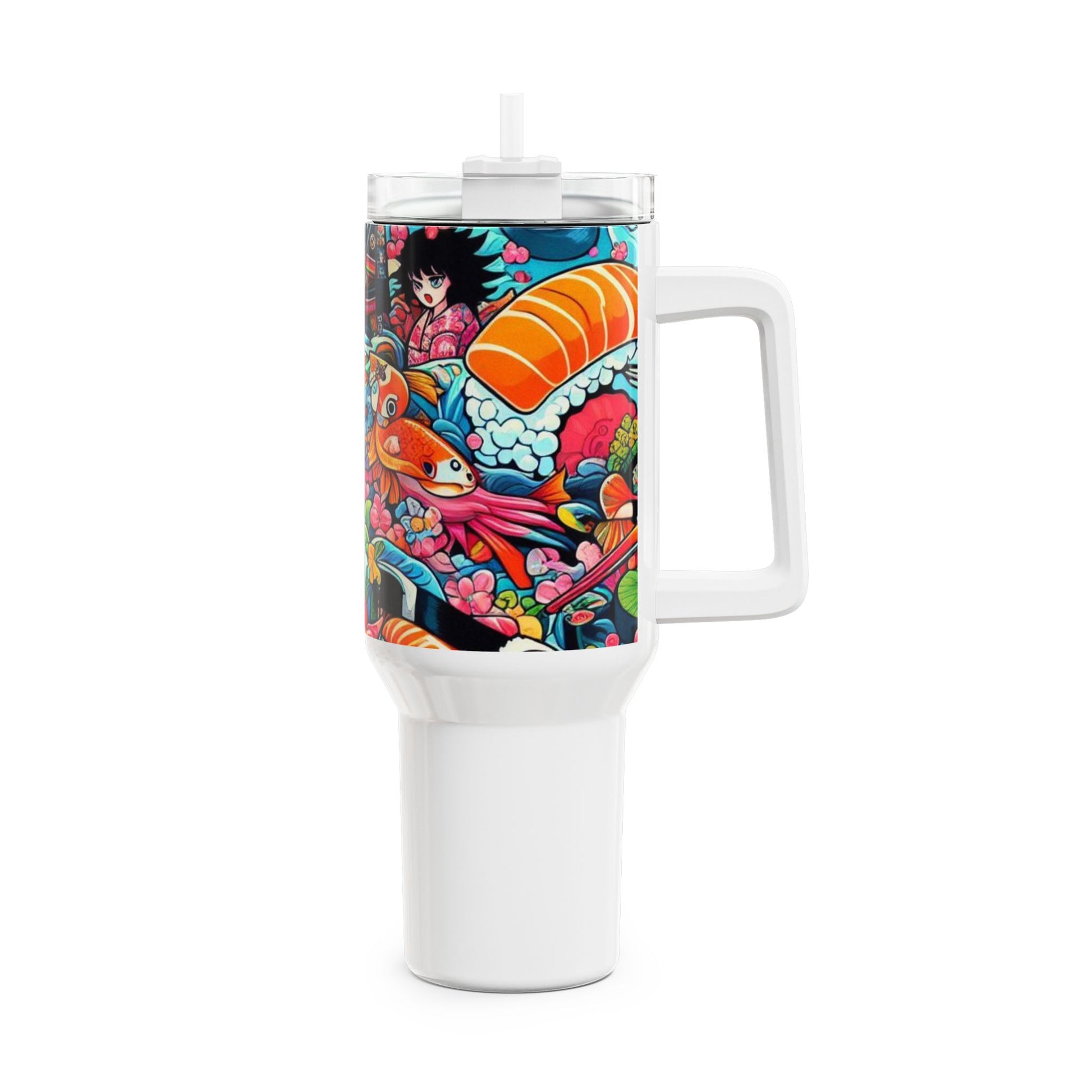 Colorful - Stanley cup | Geek Tumbler for Cartoon Lovers | Colorful Anime Fans Drinkware - premium material. limited stock. Order yours now and stand out with this exclusive piece!